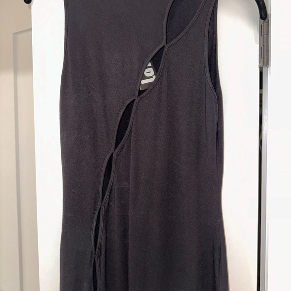 Black Maxi Cutout Dress - Picture 1 of 4